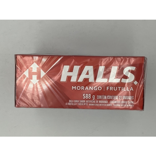 HALLS IMPORT  STRAWBERRY 21CT