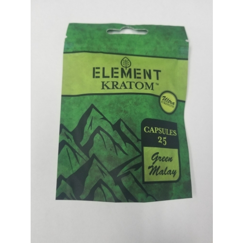 ELEMENT KRATOM 25CT CAPS GREEN MALAY