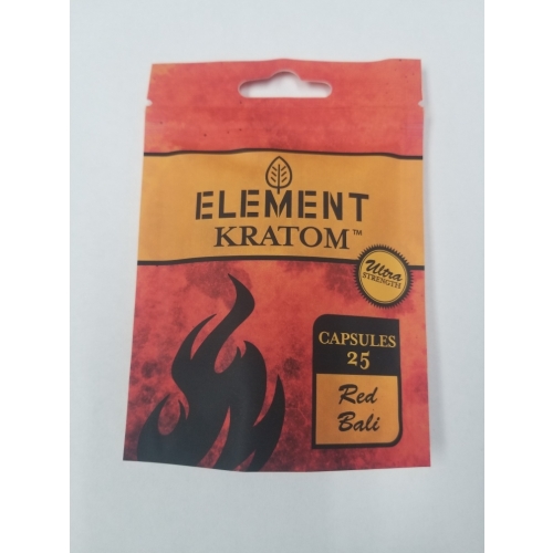 ELEMENT KRATOM 25CT CAPS RED BALI