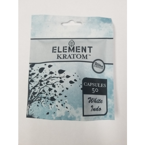 ELEMENT KRATOM 50CT CAPS WHITE INDO