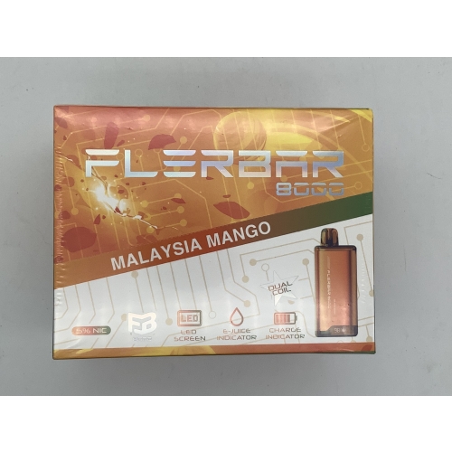 FLERBAR MALAYSIA MANGO 8000PUFFS/10CT
