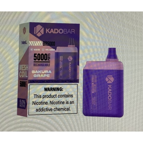 KADO BAR SAKURA GRAPE 5CT/5000PUFF