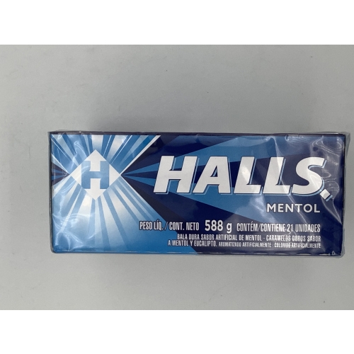 HALLS IMPORT MENTHOL 21CT