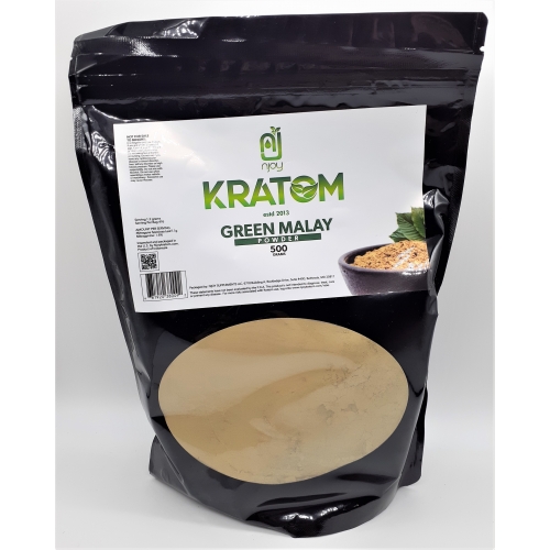 NJOY KRATOM 500GRAM GREEN MALAY POWDER 