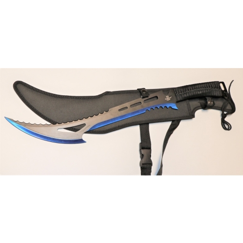 Knife Big Blade Sawback