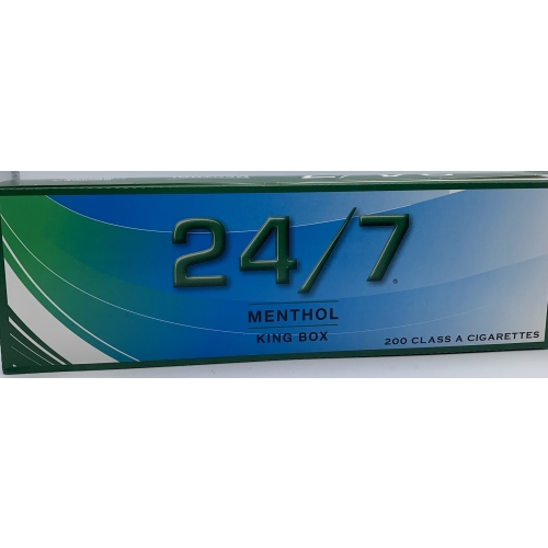 24/7 MENTHOL KS BOX