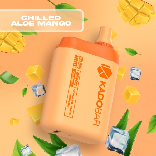 KADO BAR CHILLED ALOE MANGO 5CT/5000PUFF
