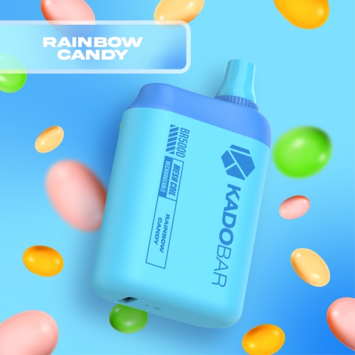 KADO BAR RAINBOW CANDY 5CT/5000PUFF
