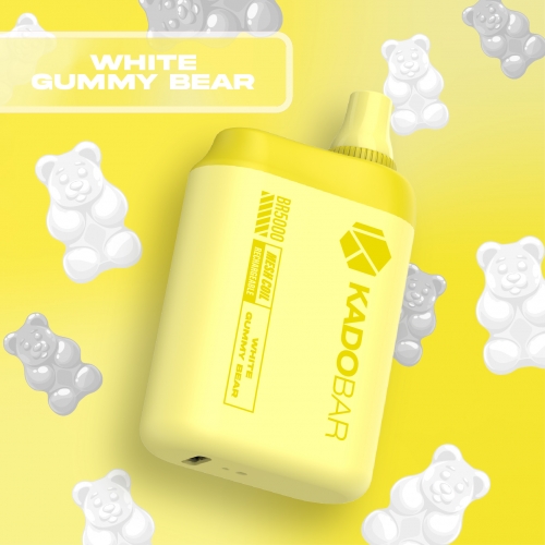 KADO BAR WHITE GUMMY BEAR 5CT/5000PUFF