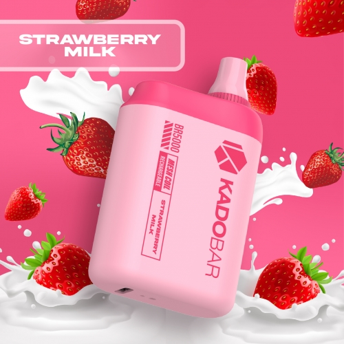 KADO BAR STRAWBERRY MILK 5CT/5000PUFF