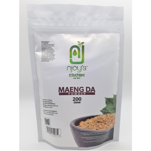 NJOY KRATOM 200GRAM MAENG DA POWDER 