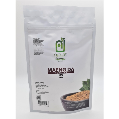 NJOY KRATOM 85GRAM MAENG DA POWDER 