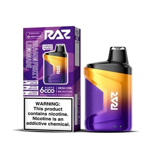 RAZ BAR 10CT/6000PUFF DRAGON FRUIT LEMONADE 