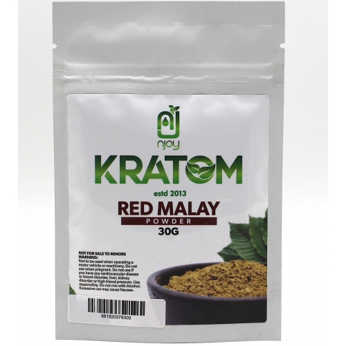 NJOY KRATOM 30GRAM RED MALAY POWDER 