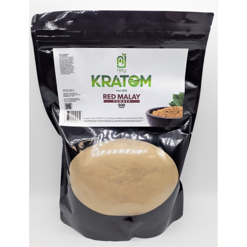 NJOY KRATOM 500GRAM RED MALAY POWDER