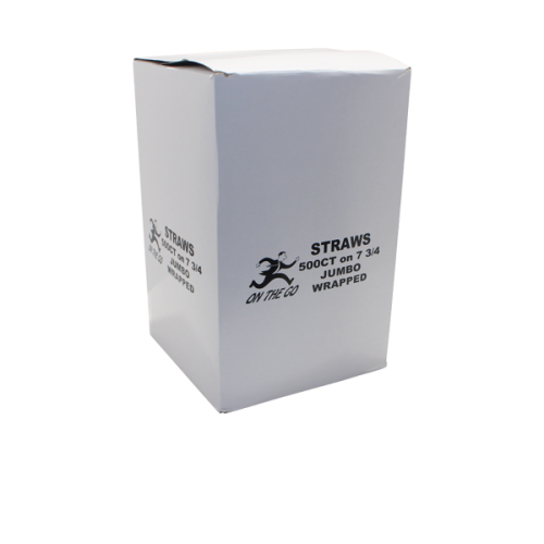 JUMBO 1ct WRAPPED STRAW 7 3/4SM