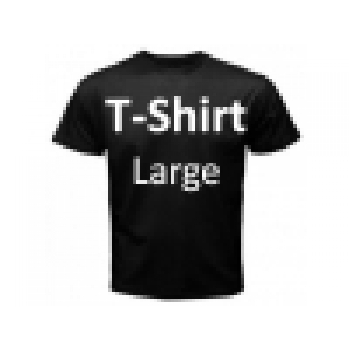 HARLEM T-SHIRTS BLACK LARGE/6PK