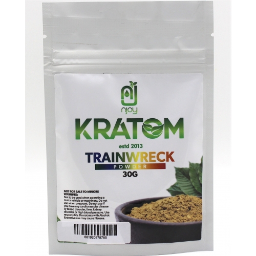 NJOY KRATOM 30GRAM TRAINWRECK POWDER 