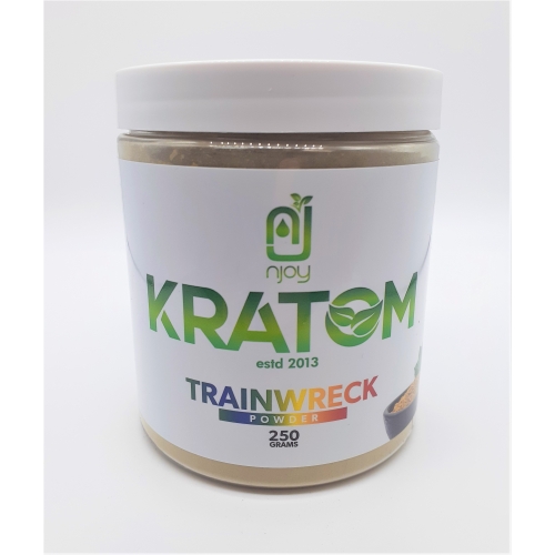 NJOY KRATOM 250GRAM TRAINWRECK POWDER JAR