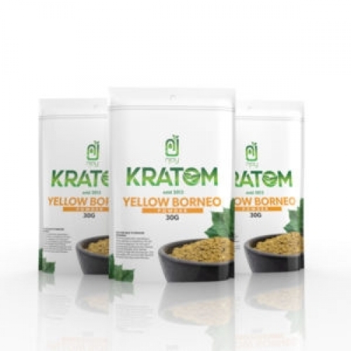 NJOY KRATOM 200GRAM YELLOW BORNEO POWDER