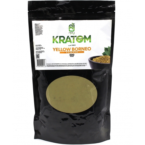 NJOY KRATOM 500GRAM YELLOW BORNEO POWDER